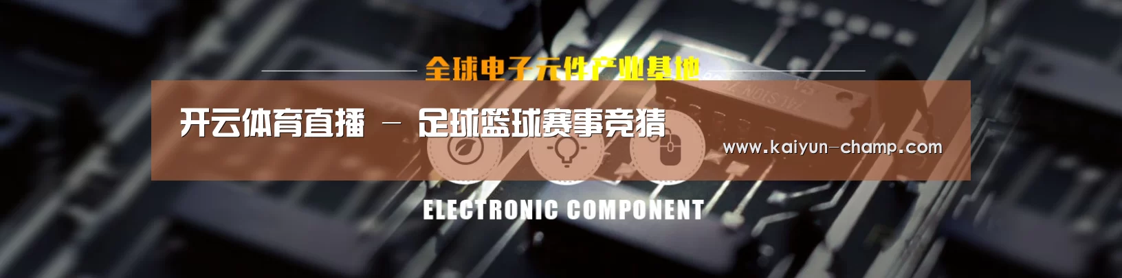 电子元件器械网站模板